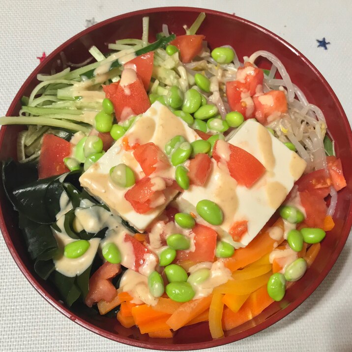 超簡単! 豆腐サラダ